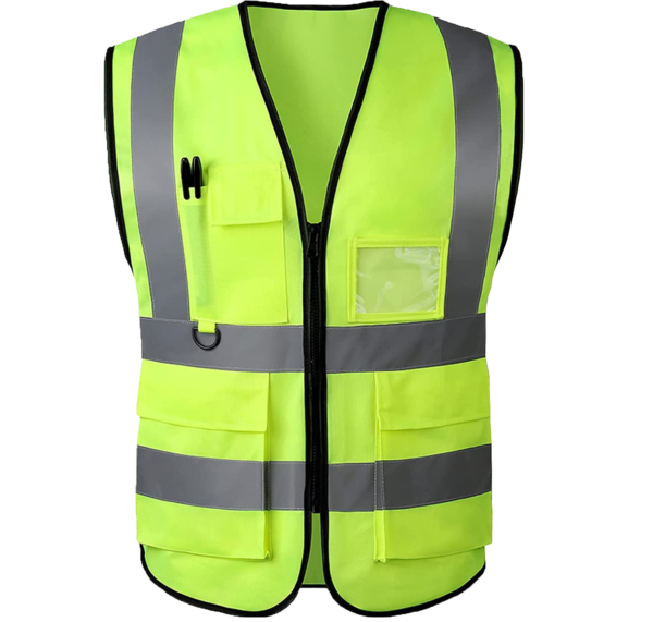 safety vest with multiple pockets