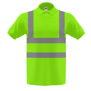 YELLOW FLOROSENT POLOSHIRT